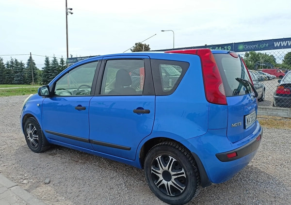 Nissan Note cena 7500 przebieg: 299000, rok produkcji 2007 z Warszawa małe 137